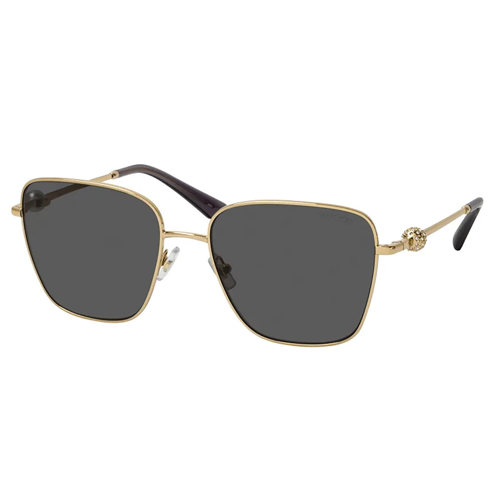 JC 4005HB 300687 56mm Womens Pillow Sunglasses Pale Gold