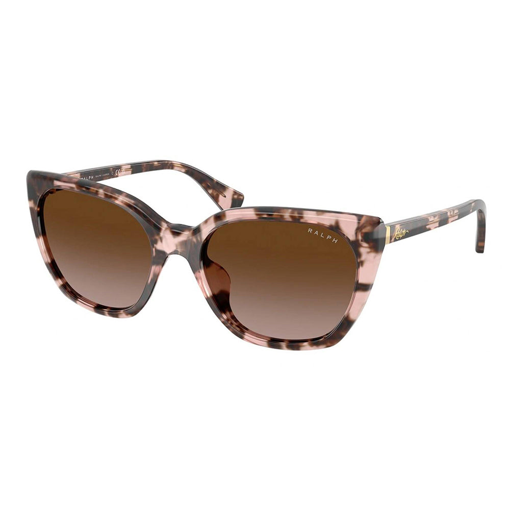 RA 5330U 605813 56mm Womens Butterfly Sunglasses Shiny Pink Havana