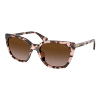 RA 5330U 605813 56mm Womens Butterfly Sunglasses Shiny Pink Havana