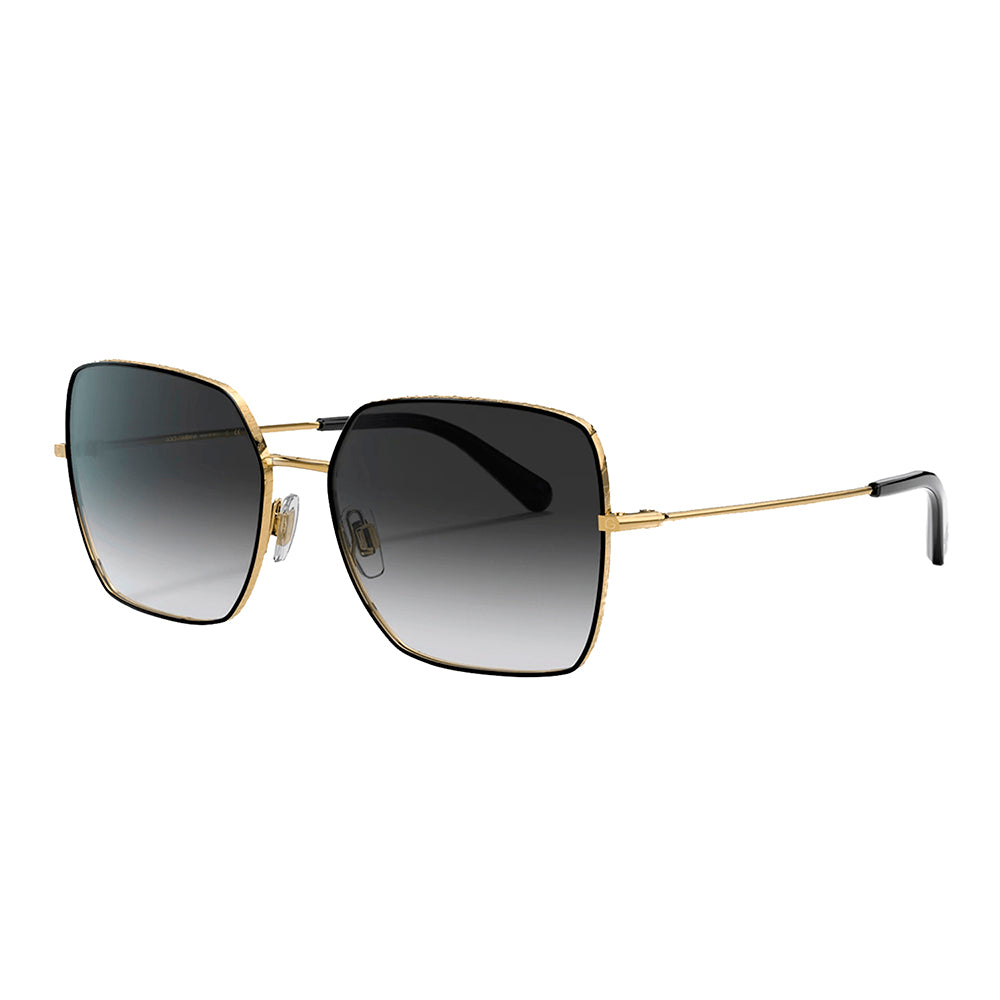 DG 2242 13348G 57mm Womens Square Sunglasses