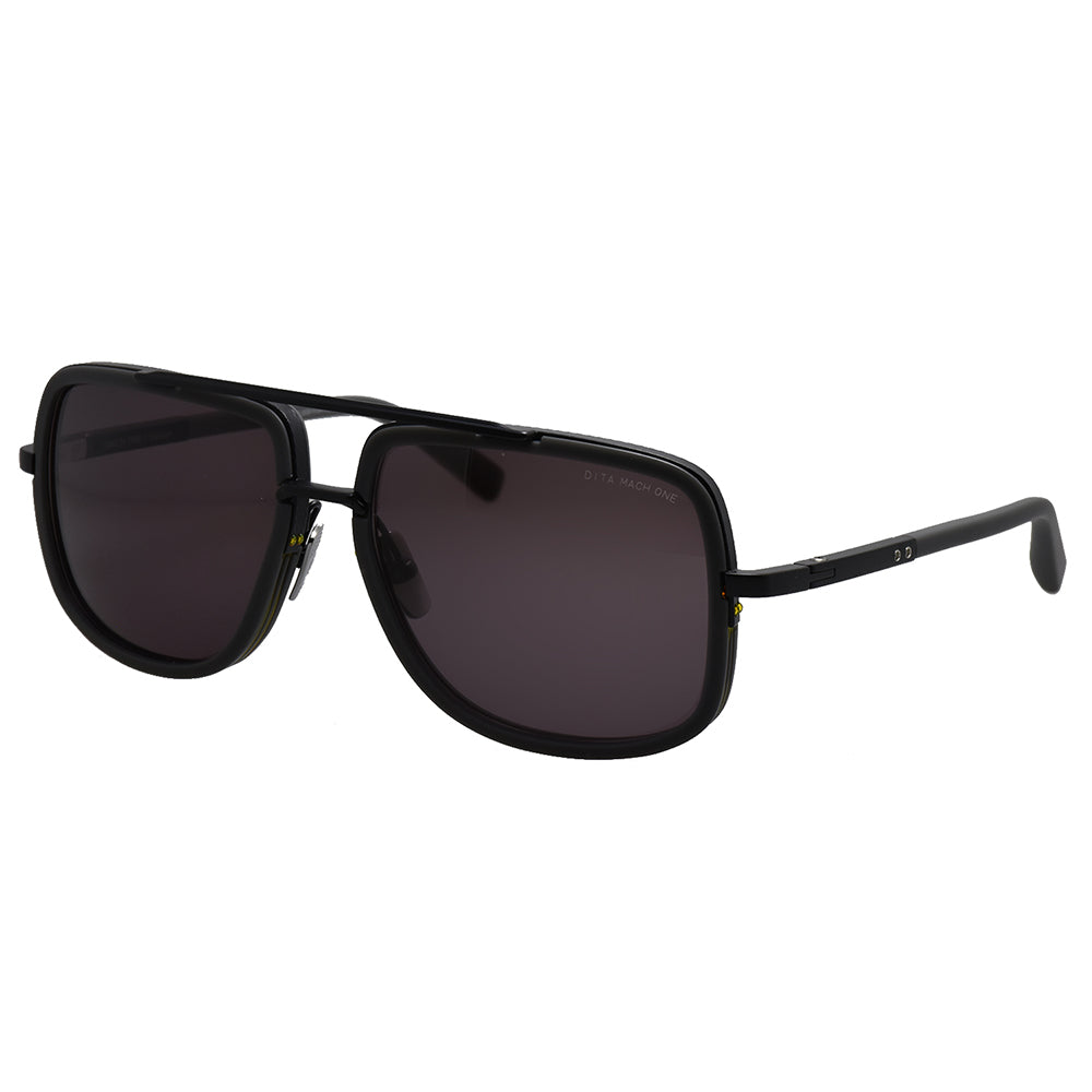 MACH-ONE DT DRX-2030-V-GRY-BLK-59 Unisex Aviator Sunglasses