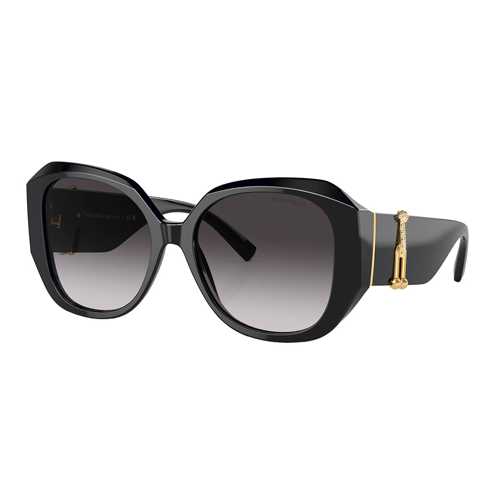 TF 4207B 80113C 55mm Womens Butterfly Sunglasses Black
