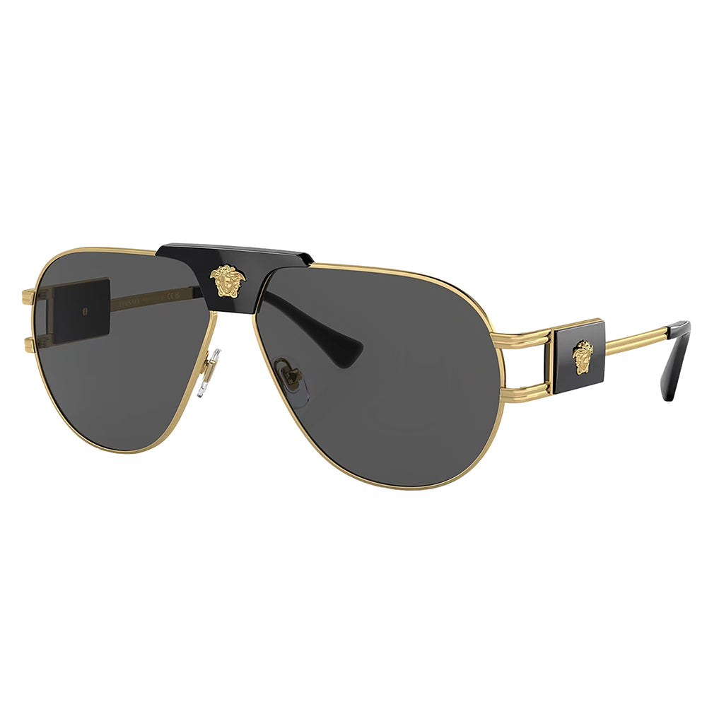 VE 2252 100287 63mm Unisex Aviator Sunglasses