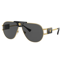 VE 2252 100287 63mm Unisex Aviator Sunglasses