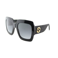 GG 0102S 001 Womens Square Sunglasses