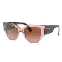VO 5409S 282813 52mm Womens Irregular Sunglasses Transparent Pink