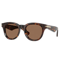 BE 4439 300273 51mm Unisex Round Sunglasses Dark Havana