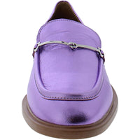 Eda Womens Leather Slip On Loafers25