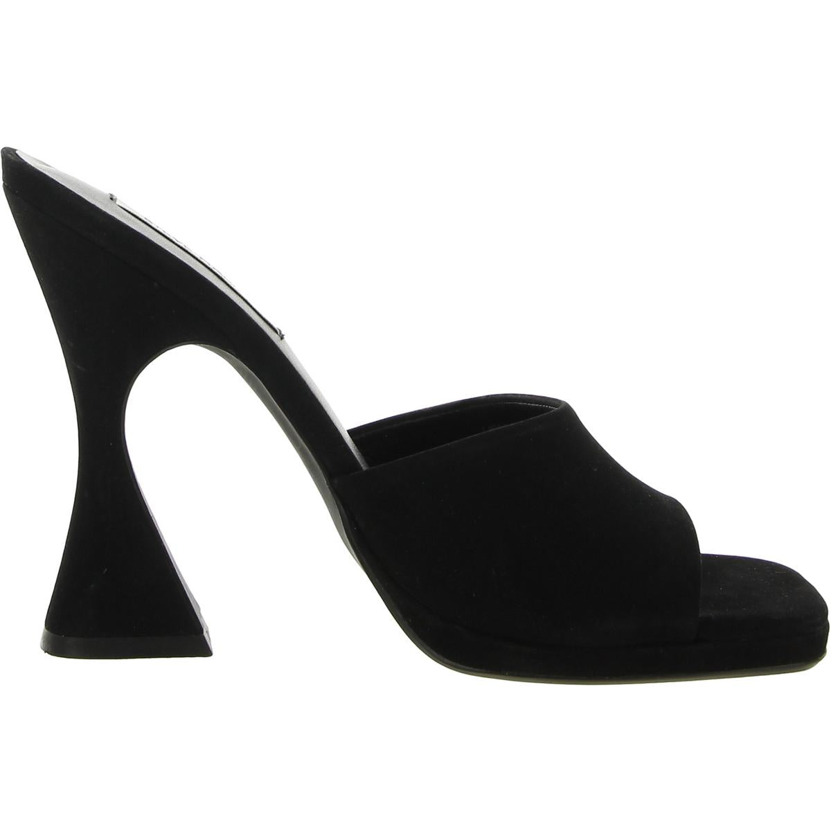 Lipa Womens Comfort Insole Square Toe Mule Sandals