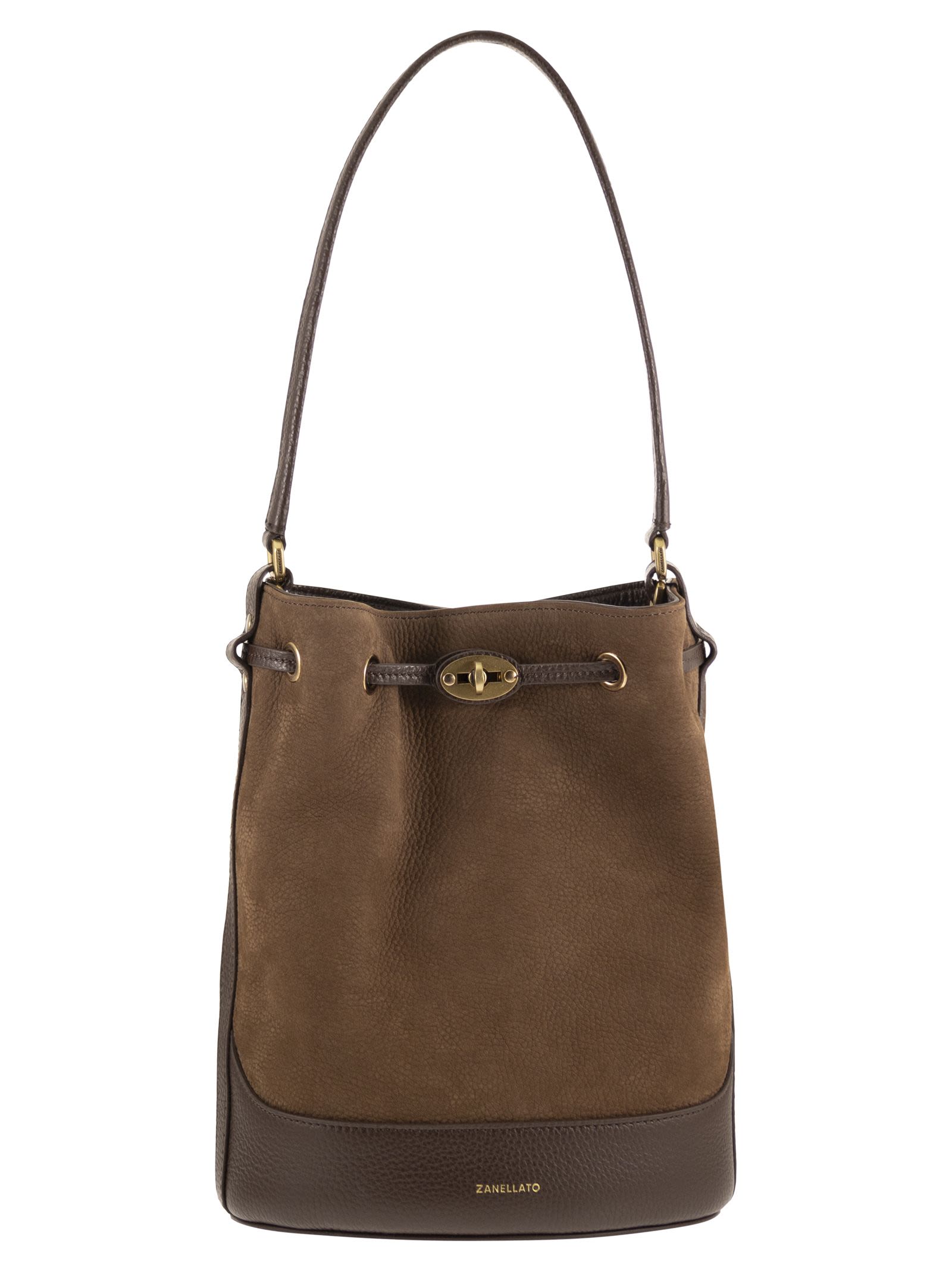 ZANELLATO Zanellato Women Monda' Jones - Nubuck Bucket Bag Size S