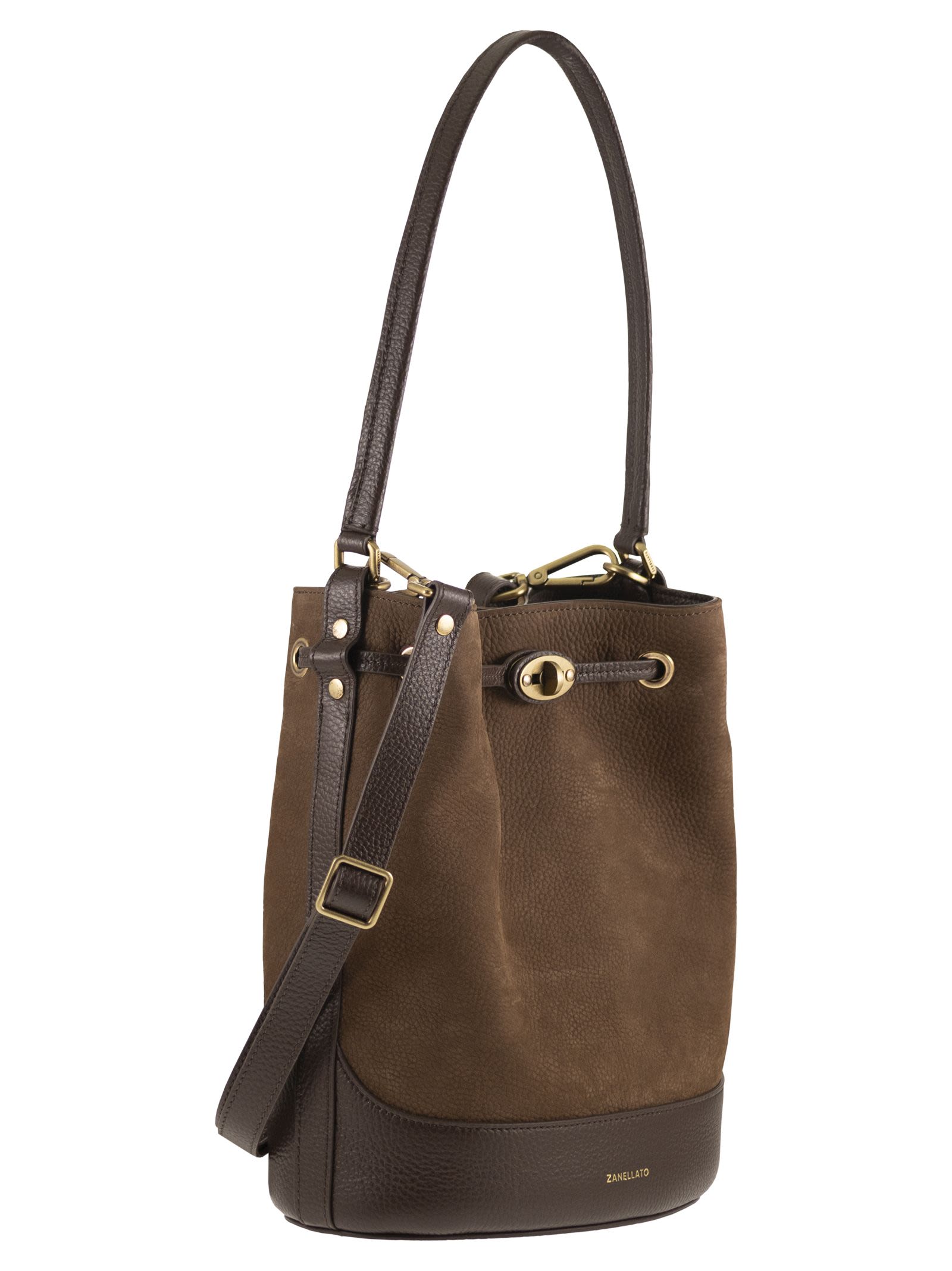 ZANELLATO Zanellato Women Monda' Jones - Nubuck Bucket Bag Size S