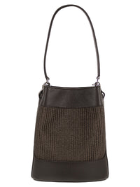 Zanellato Women Monda' - Leather And Straw Bucket Bag Size S