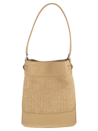 Zanellato Women Monda' - Leather And Straw Bucket Bag Size S