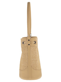 Zanellato Women Monda' - Leather And Straw Bucket Bag Size S