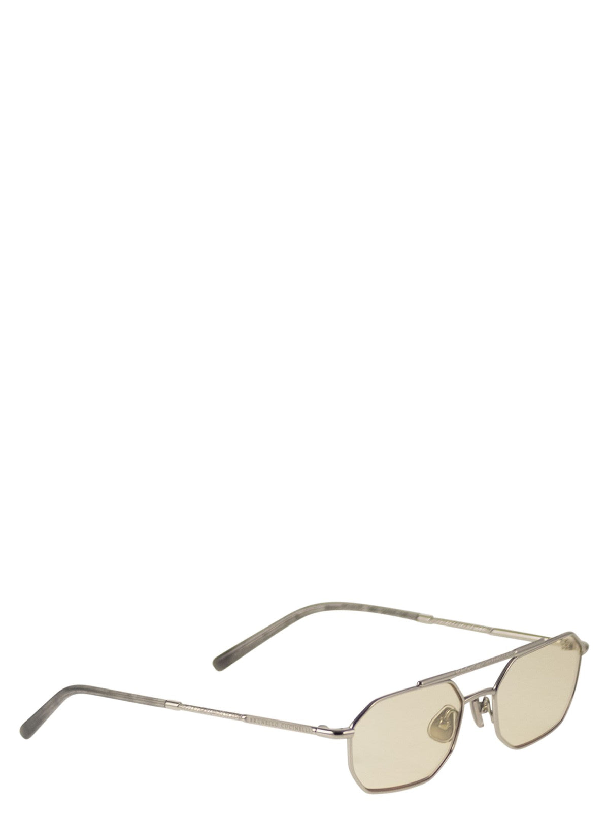 Brunello Cucinelli Women Titanium Sunglasses With Polyamide Lenses