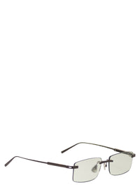BRUNELLO CUCINELLI Brunello Cucinelli Men Rectangular Rimless Titanium Sunglasses With Interchangeable Lenses
