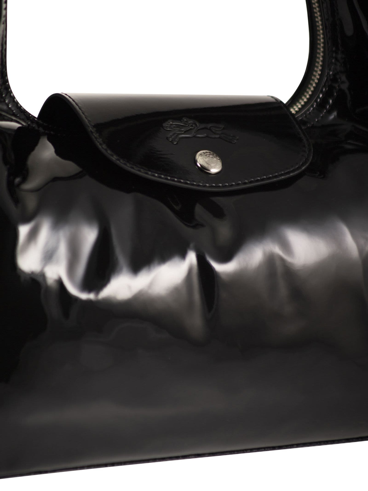 LONGCHAMP Longchamp Women Le Pliage Xtra Glossy L - Glossy Cowhide Leather Shoulder Bag
