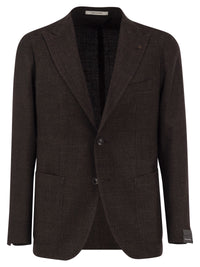 Tagliatore Men Virgin Wool And Silk Single-Breasted Blazer
