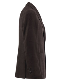 Tagliatore Men Virgin Wool And Silk Single-Breasted Blazer