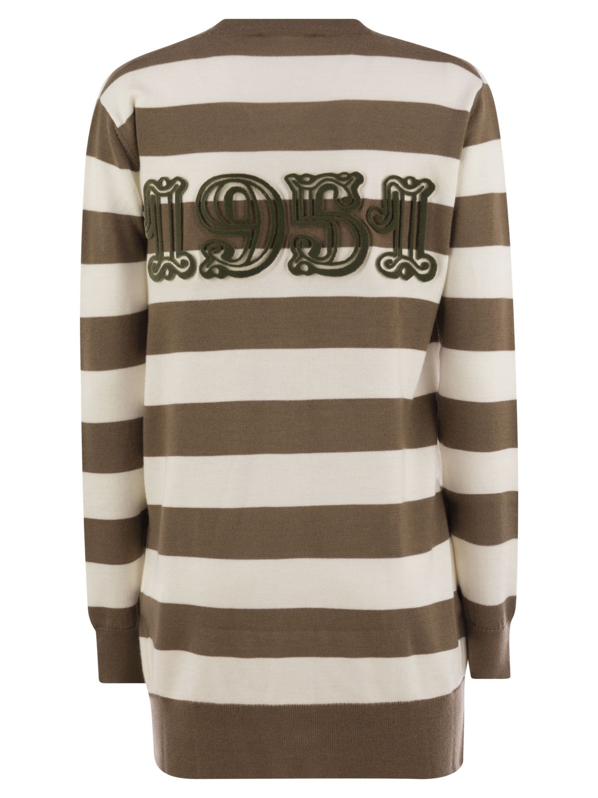 MAX MARA Max Mara Women Fiemme - Long Striped Wool Cardigan