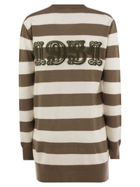 MAX MARA Max Mara Women Fiemme - Long Striped Wool Cardigan