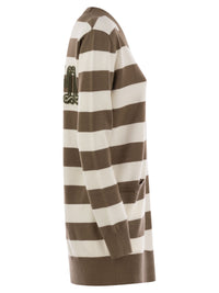 MAX MARA Max Mara Women Fiemme - Long Striped Wool Cardigan