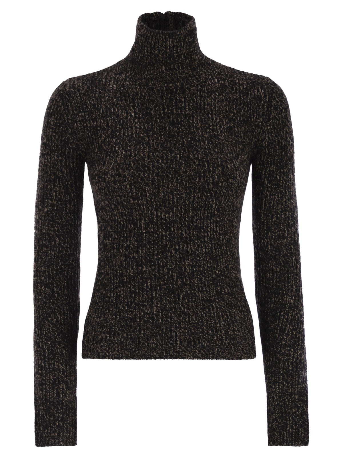 MAX MARA Max Mara Women Azulene1234 - Wool And Cashmere Mouliné Turtleneck Jumper
