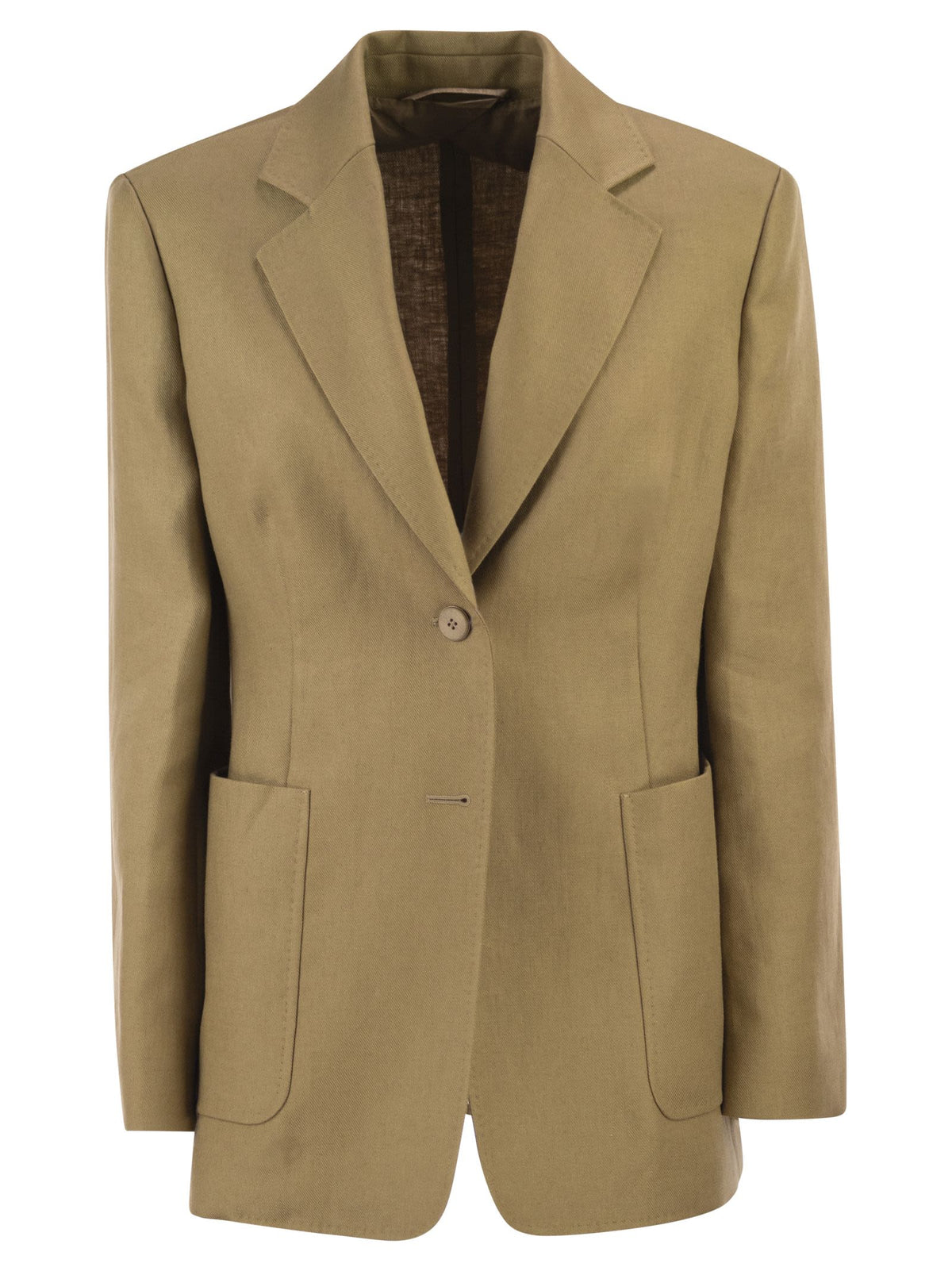 Max Mara Women Mxmvolonta - Pure Linen Fabric Blazer