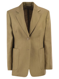 Max Mara Women Mxmvolonta - Pure Linen Fabric Blazer