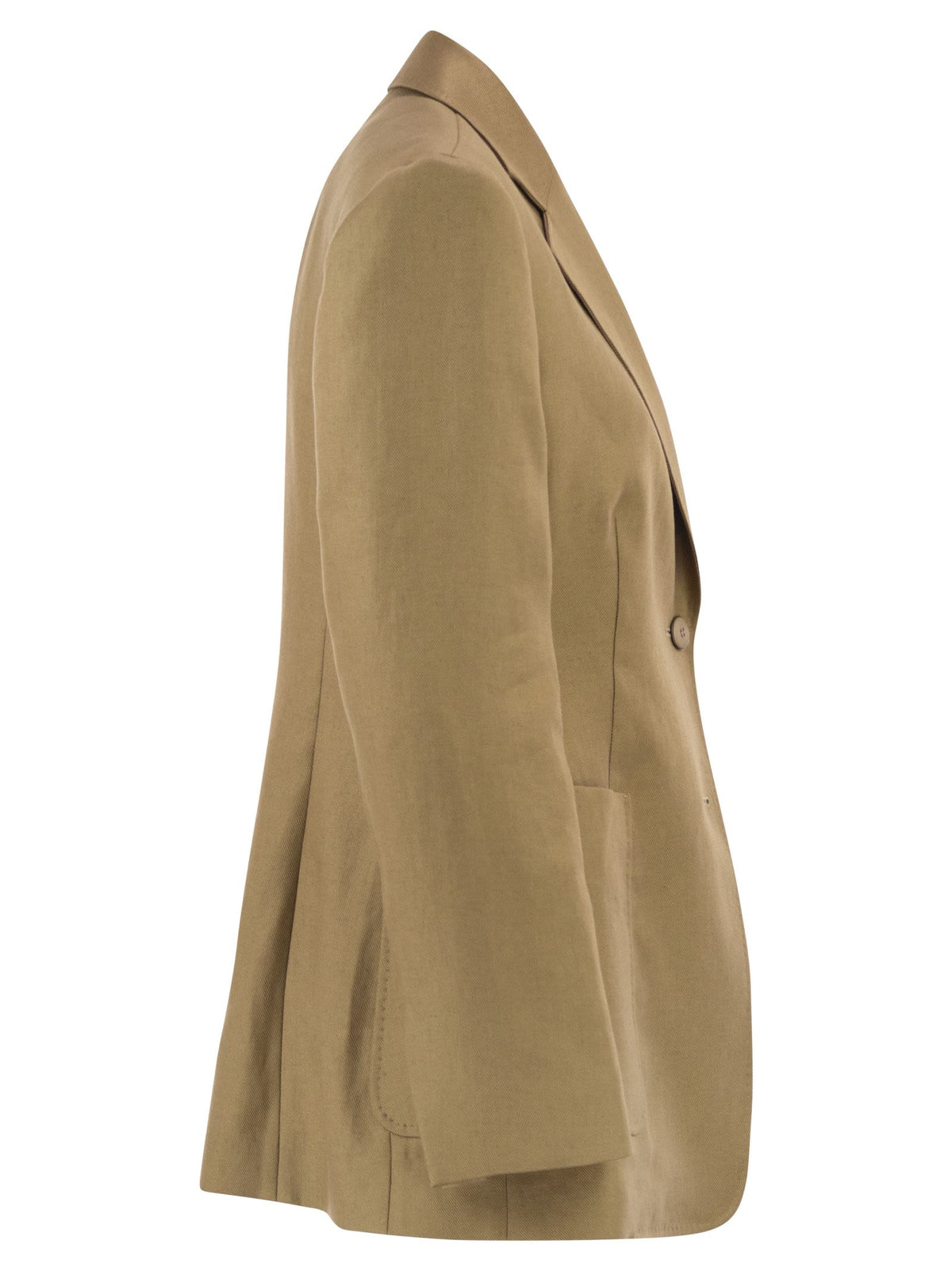 Max Mara Women Mxmvolonta - Pure Linen Fabric Blazer