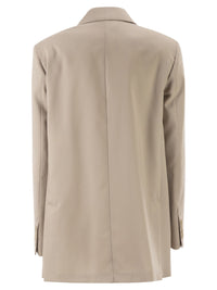 Max Mara Women Mxmmitico - Double-Breasted Blazer In Wool, Mohair And Silk Blend