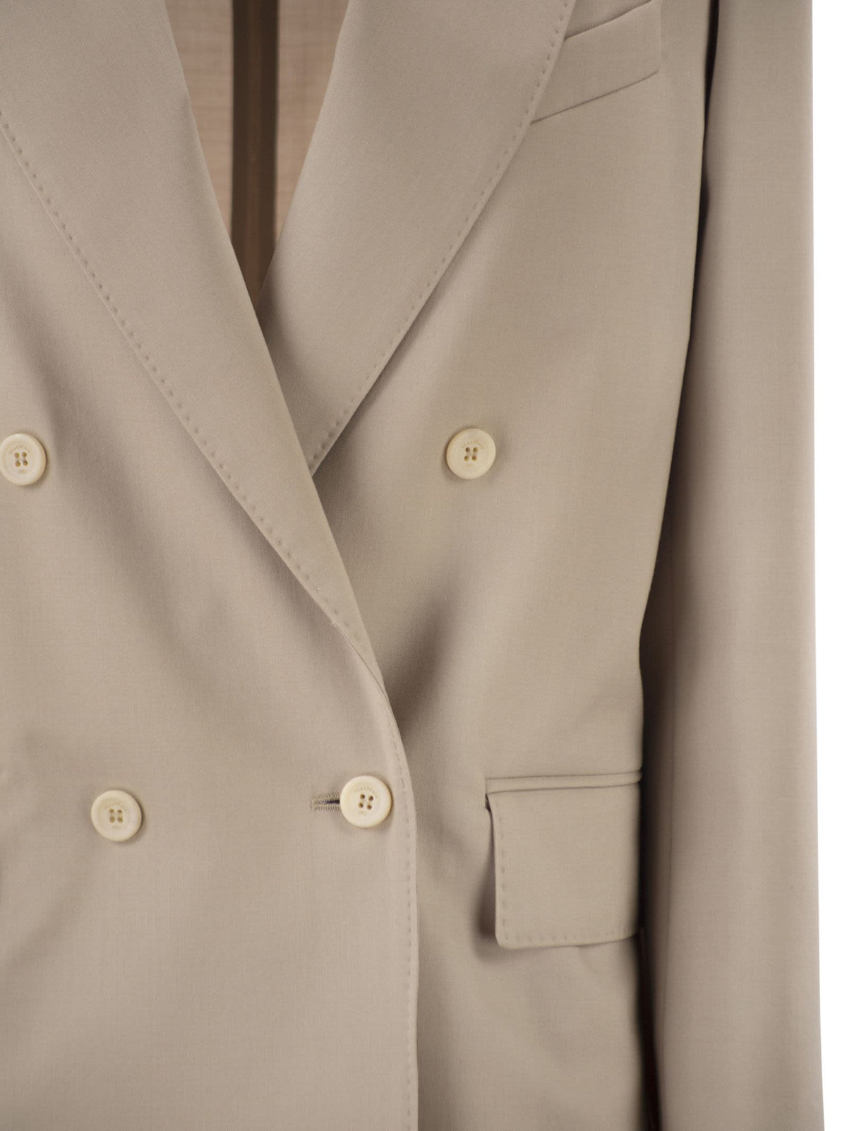 Max Mara Women Mxmmitico - Double-Breasted Blazer In Wool, Mohair And Silk Blend