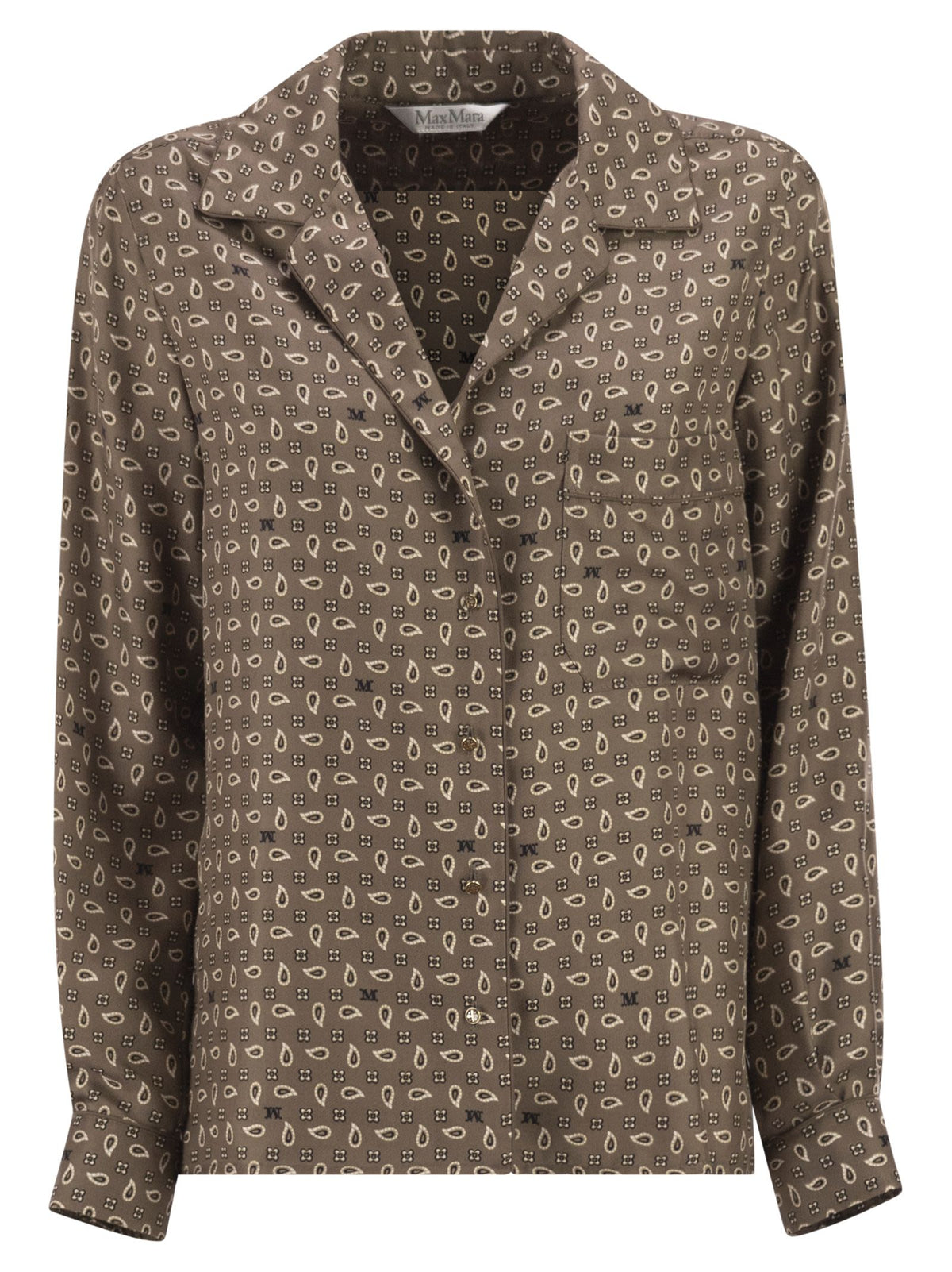 Max Mara Women Mxmdisco - Semi-Fitted Printed Silk Shirt