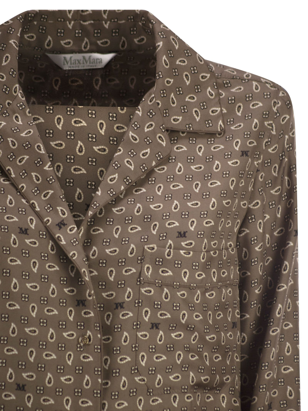 Max Mara Women Mxmdisco - Semi-Fitted Printed Silk Shirt