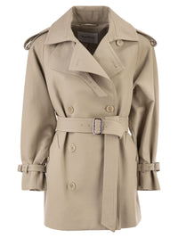 MAX MARA Max Mara Women Mxscacio - Short Cotton Trench Coat