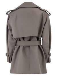 Max Mara Women Mxscacio - Short Cotton Trench Coat