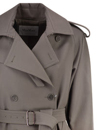Max Mara Women Mxscacio - Short Cotton Trench Coat