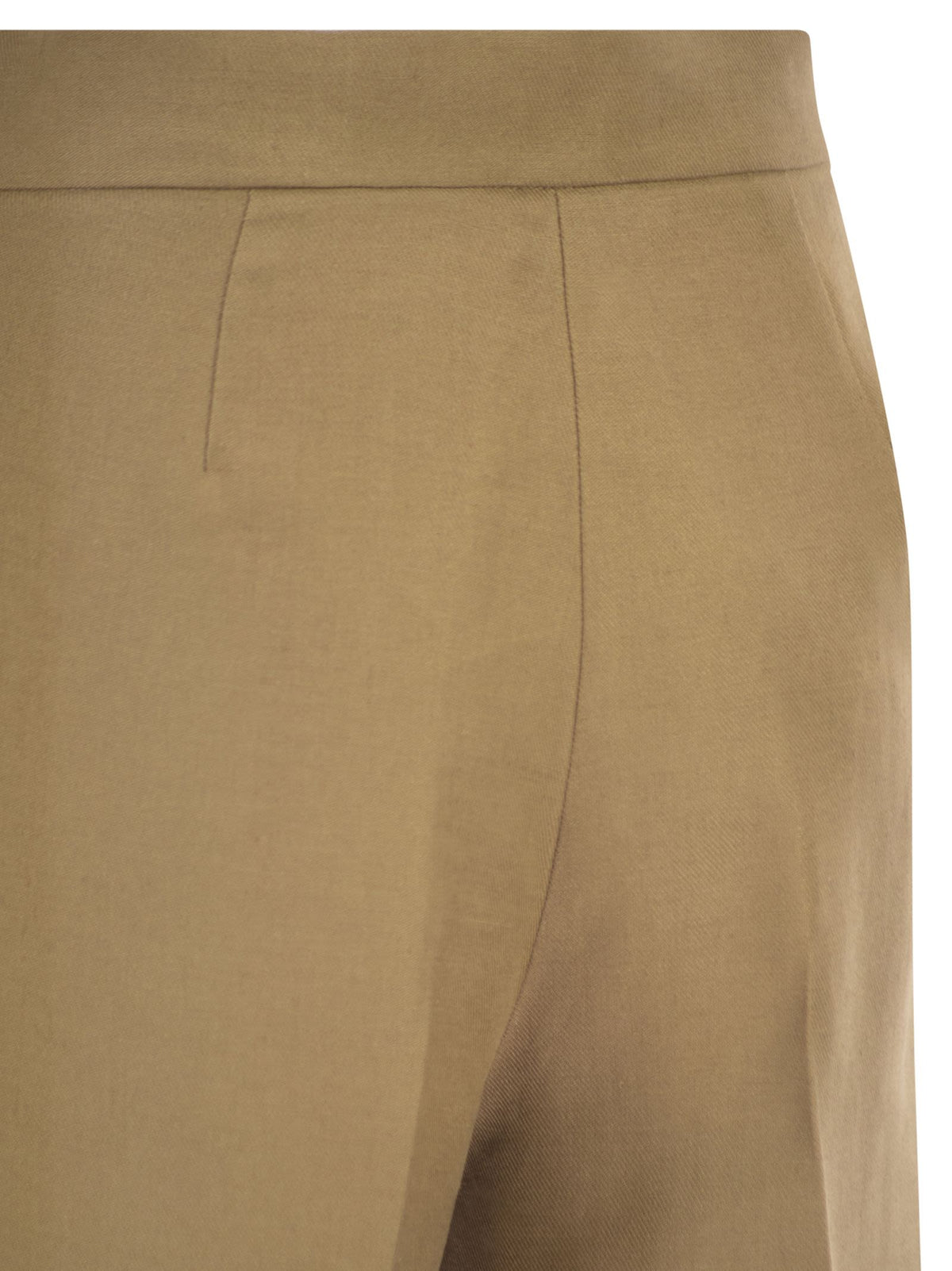 Max Mara Women Mxmbadesse - Wide-Leg Linen Trousers