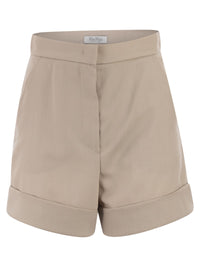 MAX MARA Max Mara Women Mxmcelebre - Shorts In Wool, Mohair And Silk Canvas