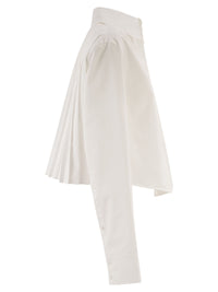 Sportmax Women Spxceppo - Cotton Crop Top With Pleated Back