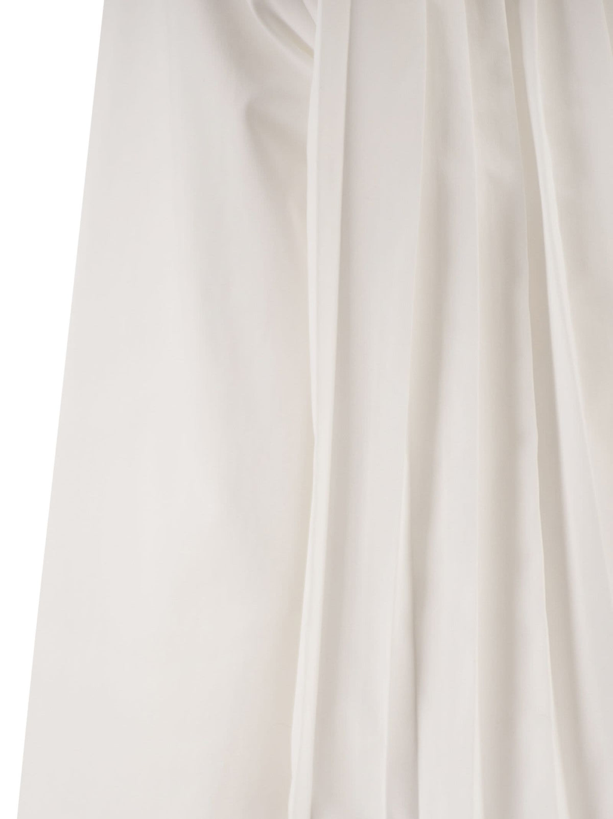 Sportmax Women Spxceppo - Cotton Crop Top With Pleated Back