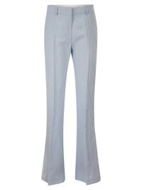 Sportmax Women Spxfragola - Flare Trousers In Viscose And Textile Paper