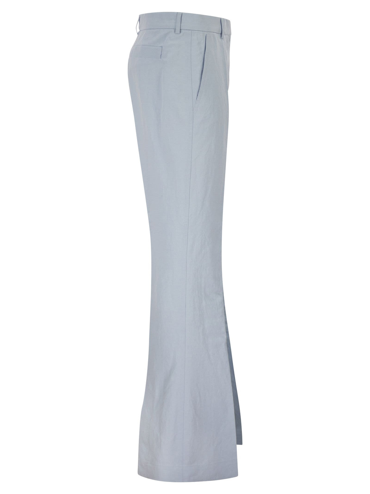 Sportmax Women Spxfragola - Flare Trousers In Viscose And Textile Paper