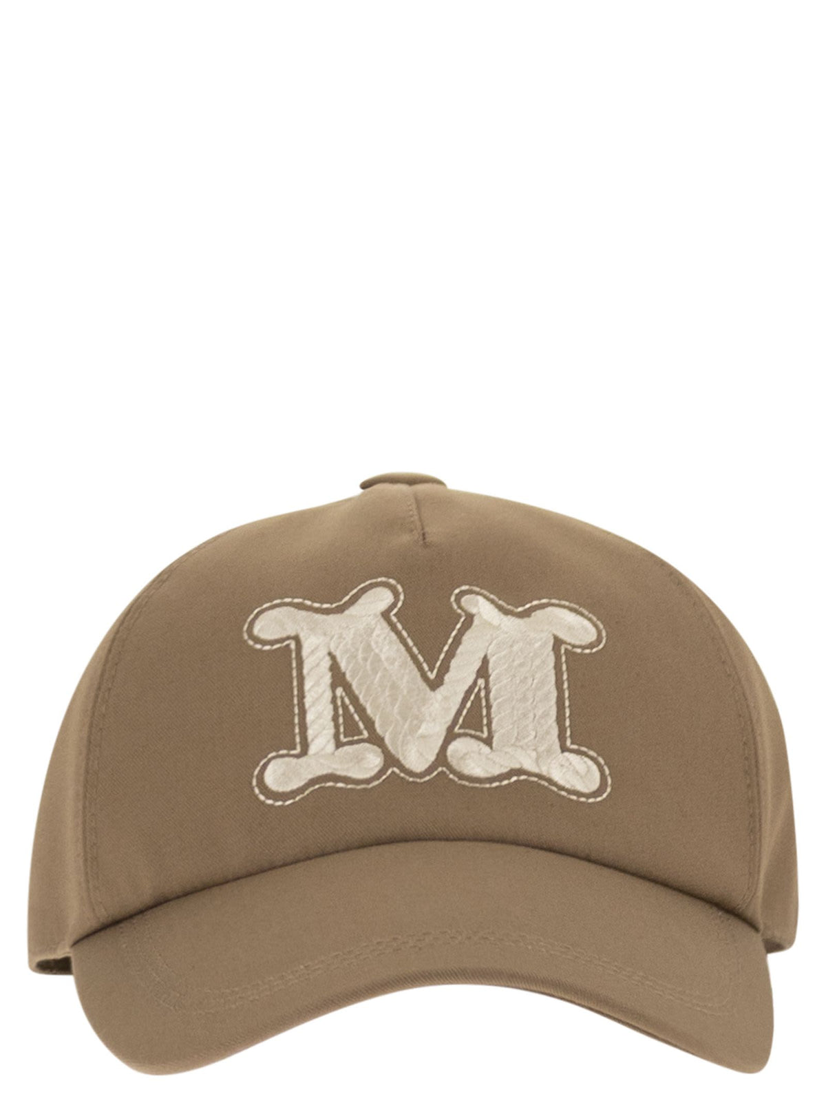 Max Mara Women Mxaribaldo - Water-Repellent Gabardine Baseball Cap