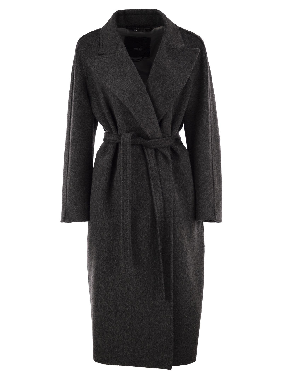 Max Mara Women Mxtvista - Long Cashmere And Mohair Coat