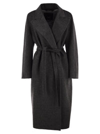 Max Mara Women Mxtvista - Long Cashmere And Mohair Coat