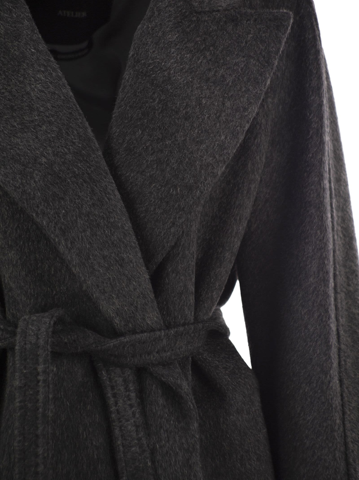 Max Mara Women Mxtvista - Long Cashmere And Mohair Coat
