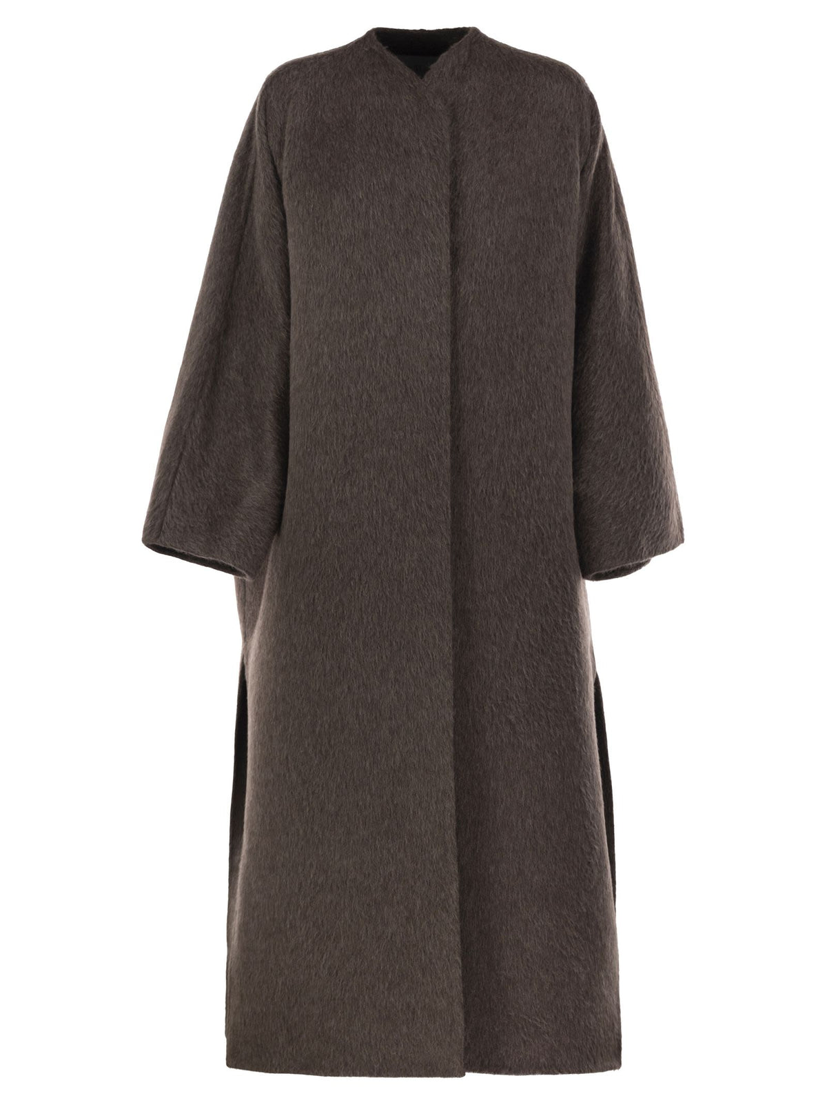 Max Mara Women Mxsfebo - Long Camel And Mohair Coat