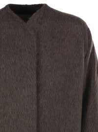 Max Mara Women Mxsfebo - Long Camel And Mohair Coat