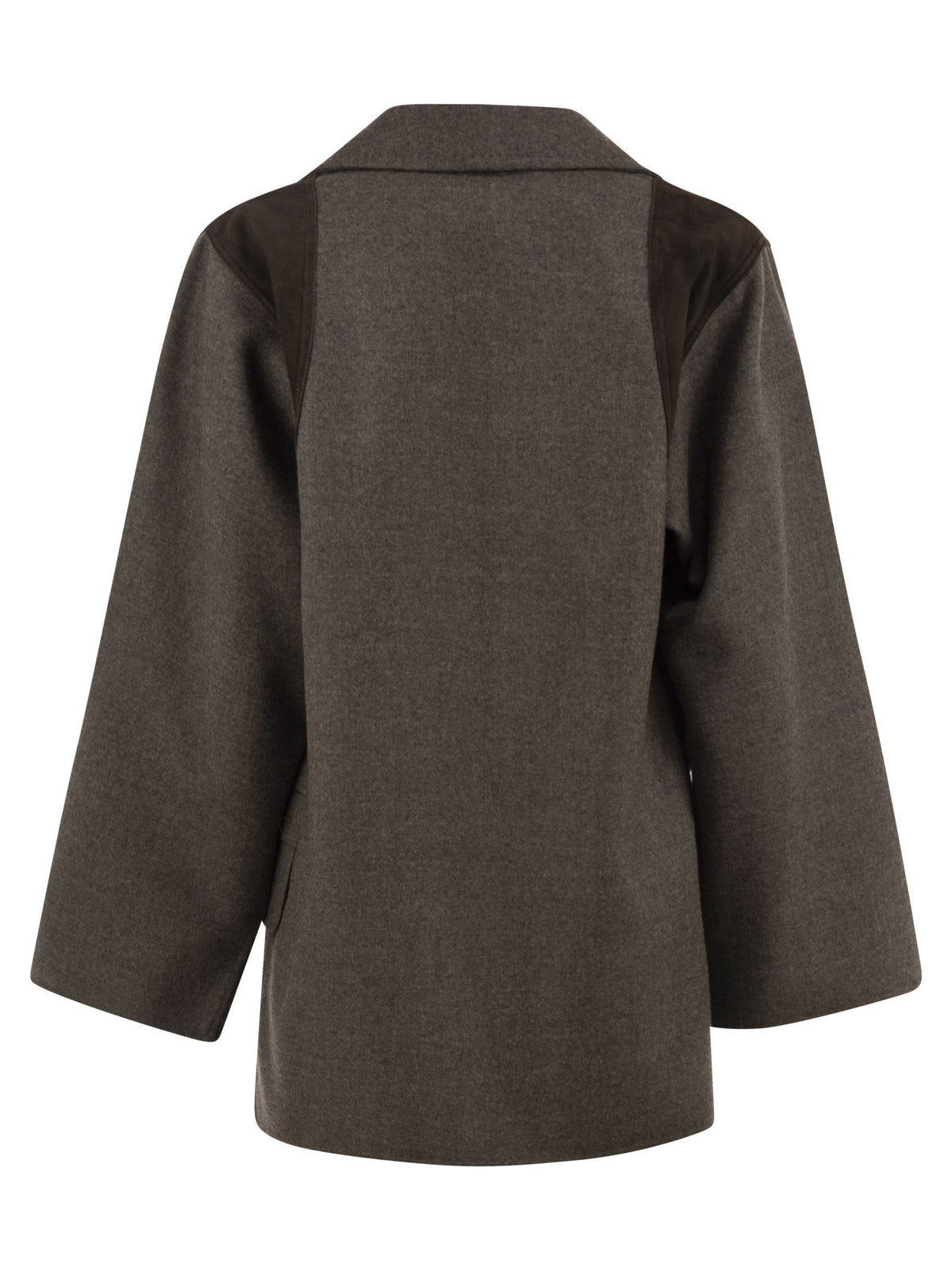 Max Mara Women Mxsfenice - Single-Breasted Virgin Wool Blazer With Lambskin Details